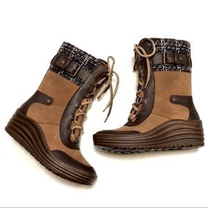 BIONICA Garland Waterproof Wedge Boots NEW!